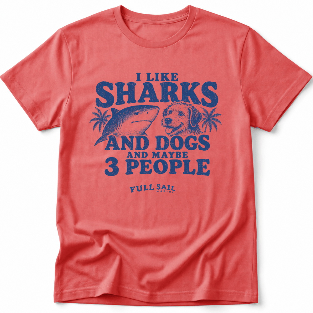 I Like Sharks and Dogs Tee