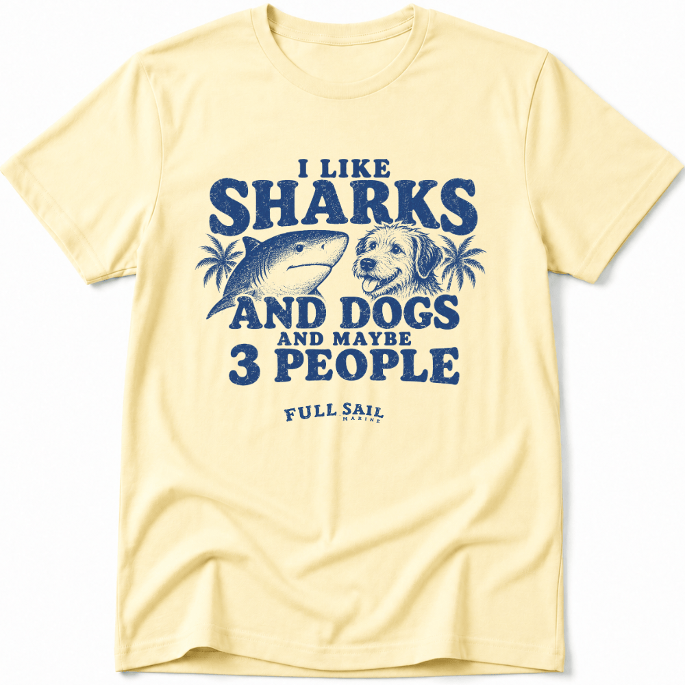 I Like Sharks and Dogs Tee