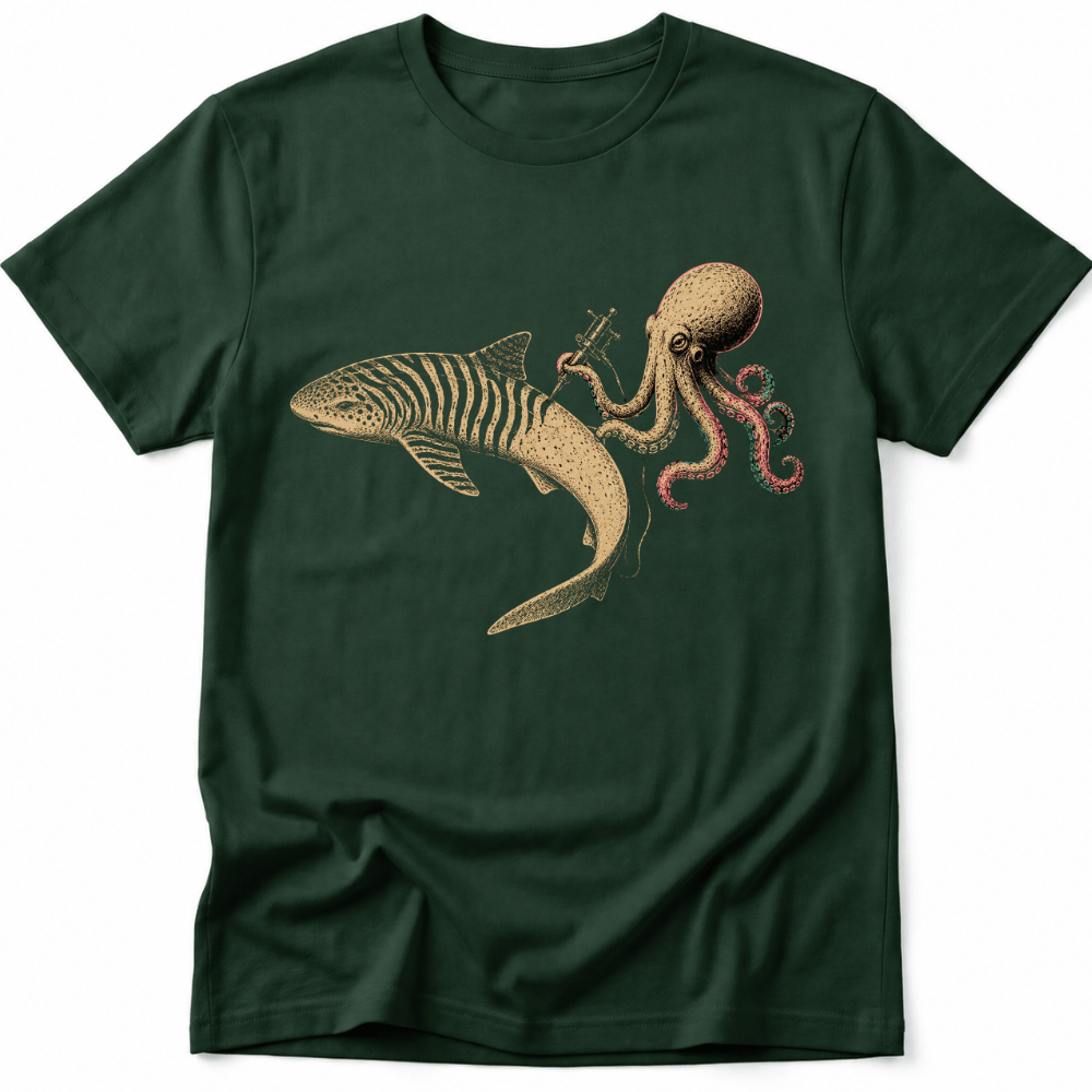 Shark Zebra Tattoo Tee