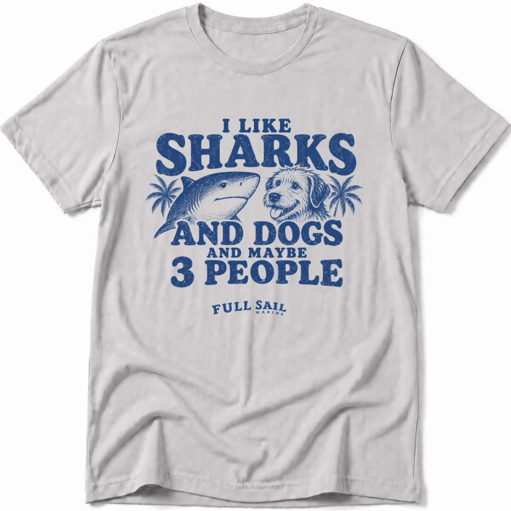 I Like Sharks and Dogs Tee