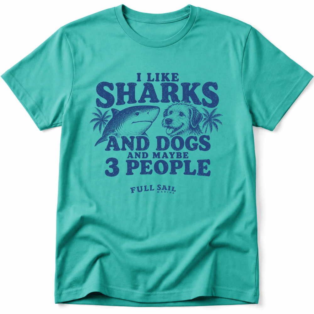 I Like Sharks and Dogs Tee