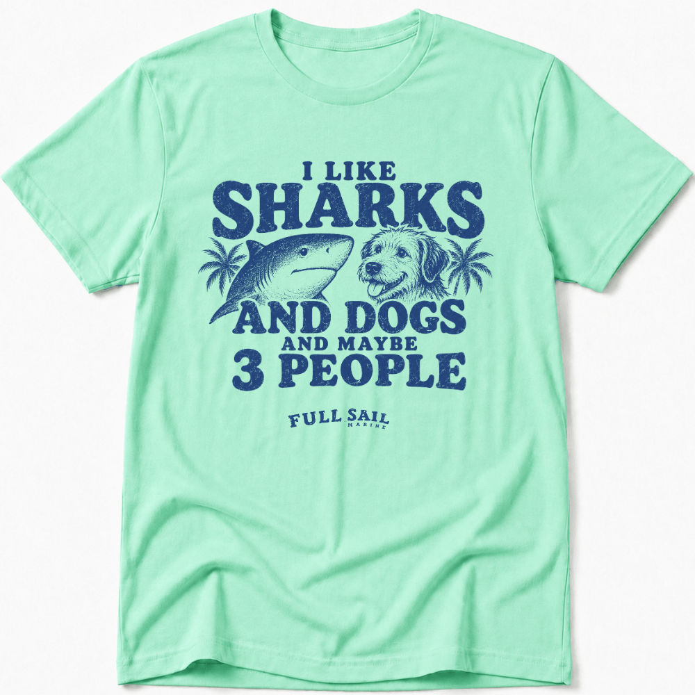 I Like Sharks and Dogs Tee