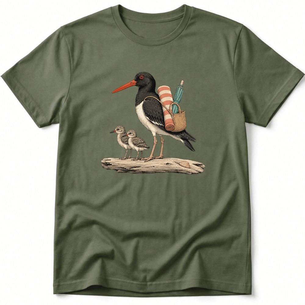Beach Oystercatcher Family Tee