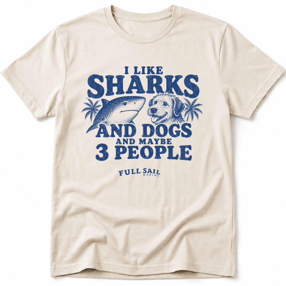 I Like Sharks and Dogs Tee
