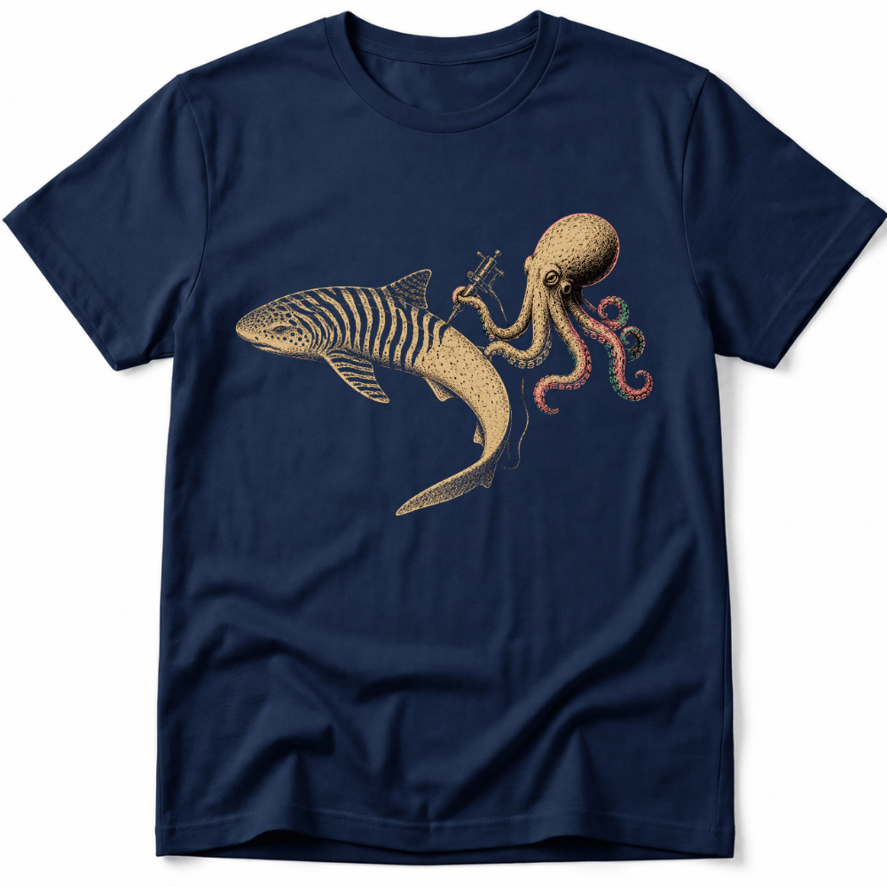 Shark Zebra Tattoo Tee