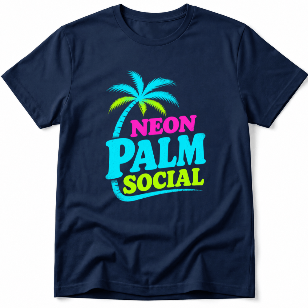 Neon Palm Social Tee
