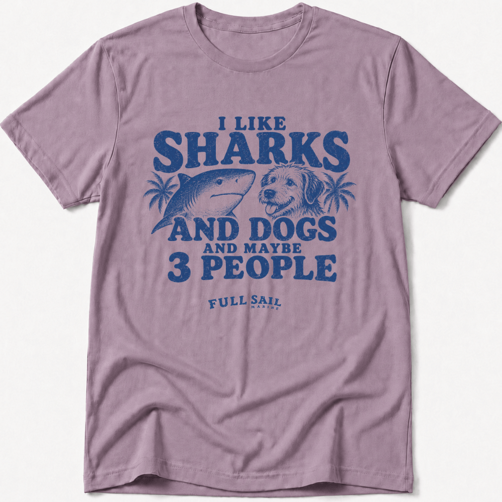 I Like Sharks and Dogs Tee